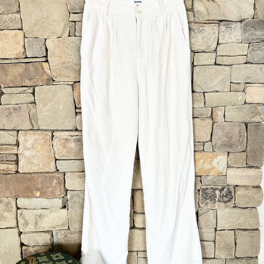 Reformation Cream Corduroy Jeans - Picture 2 of 3